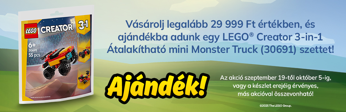 LEGO Creator - 3-in-1 - Átalakítható mini Monster Truck (30691) akció!