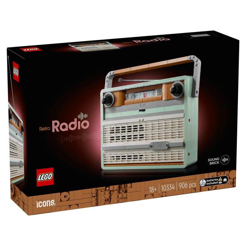 LEGO® Icons - Retró rádiókészülék (10334)