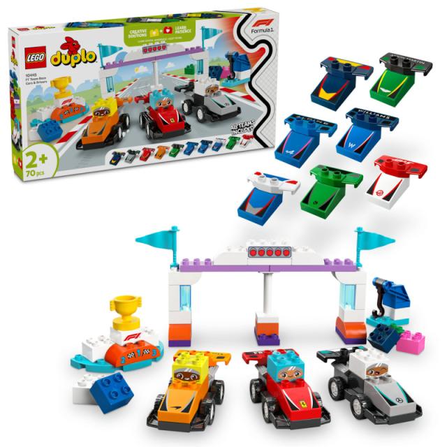 LEGO® DUPLO - F1® versenyautók és pilóták (10445)  