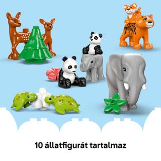 LEGO® DUPLO - 3 az 1-ben állatcsaládok a vadvilágban (10446)  