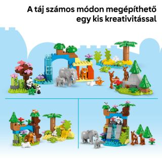 LEGO® DUPLO - 3 az 1-ben állatcsaládok a vadvilágban (10446)  
