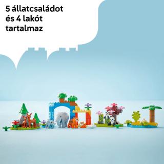 LEGO® DUPLO - 3 az 1-ben állatcsaládok a vadvilágban (10446)  