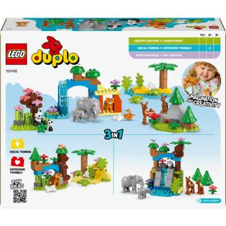 LEGO® DUPLO - 3 az 1-ben állatcsaládok a vadvilágban (10446)  