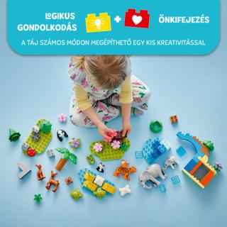 LEGO® DUPLO - 3 az 1-ben állatcsaládok a vadvilágban (10446)  
