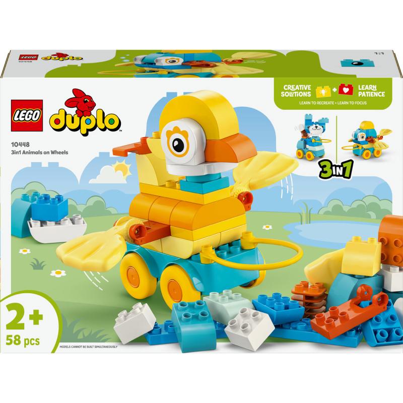 LEGO® DUPLO - 3 az 1-ben guruló állatok (10448) 