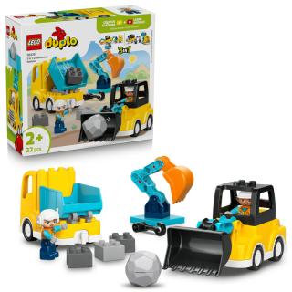LEGO® DUPLO - 3 az 1-ben építési munkagépek (10475)  