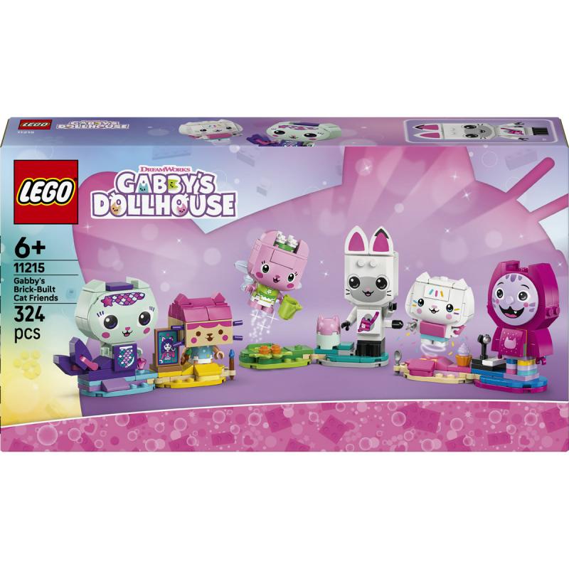 LEGO® Gabby's Dollhouse - Gabi kockákból épült cicabarátai (11215)