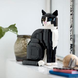 LEGO® Ideas - Fekete-fehér macska (21349)