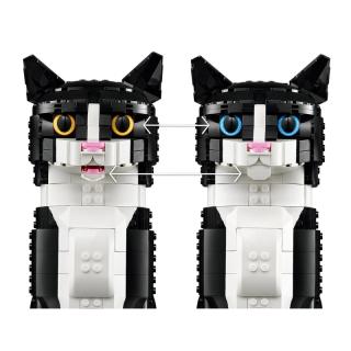LEGO® Ideas - Fekete-fehér macska (21349)