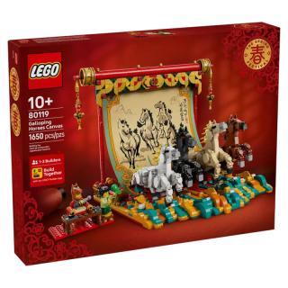 LEGO® Iconic - Vágtázó lovakat ábrázoló festmény (80119)