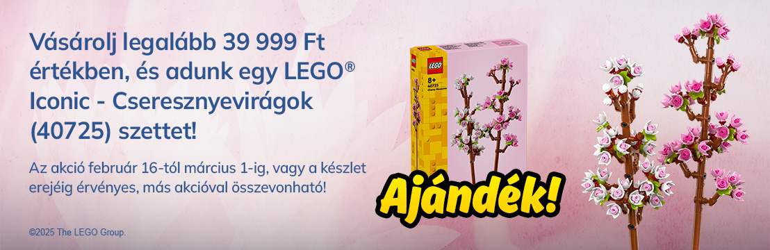 LEGO Iconic - Cseresznyevirágok (40725) akció (2026)!