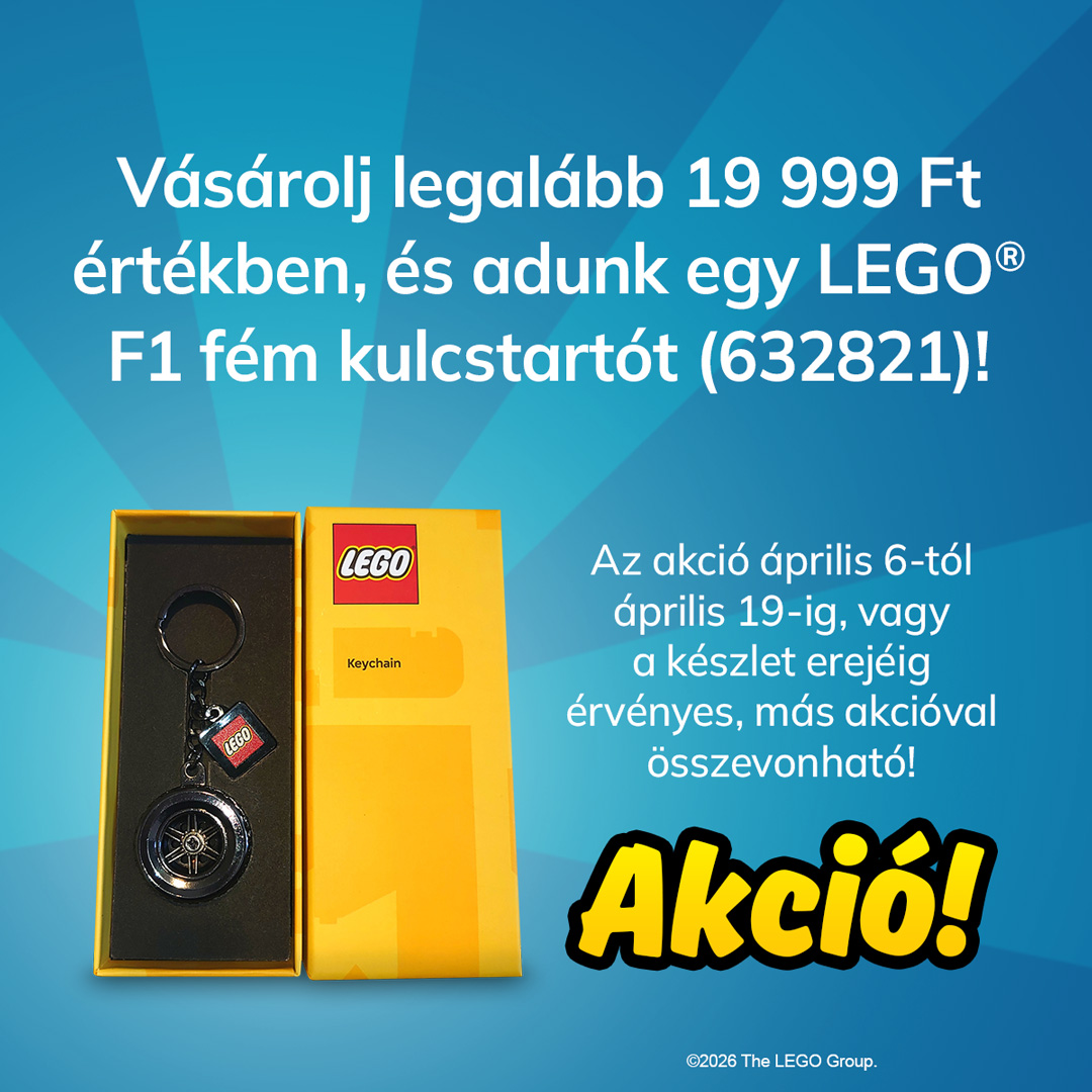 LEGO - F1 fém kulcstartó (632821) akció!