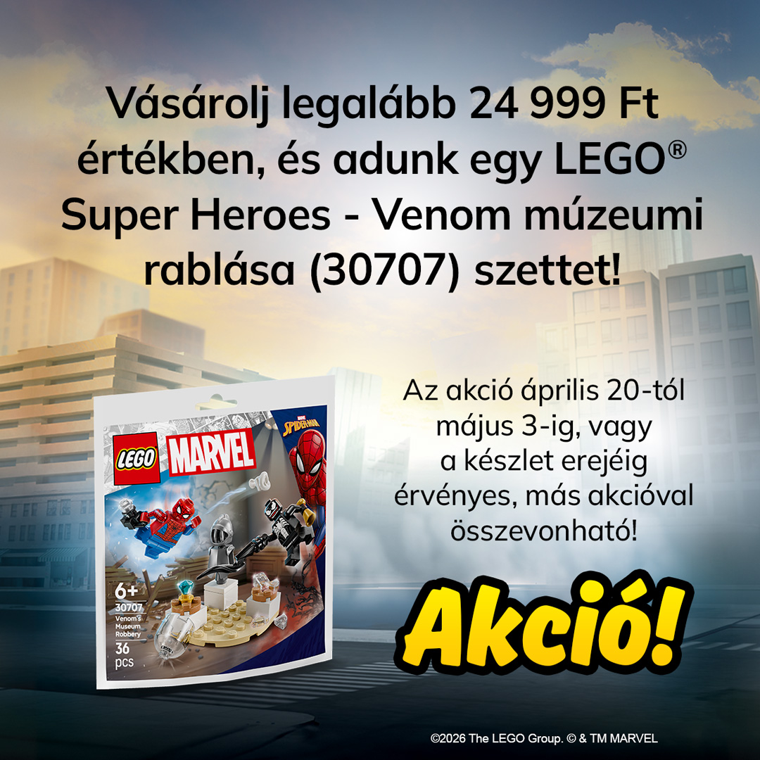 LEGO® Super Heroes - Venom múzeumi rablása (30707) akció!