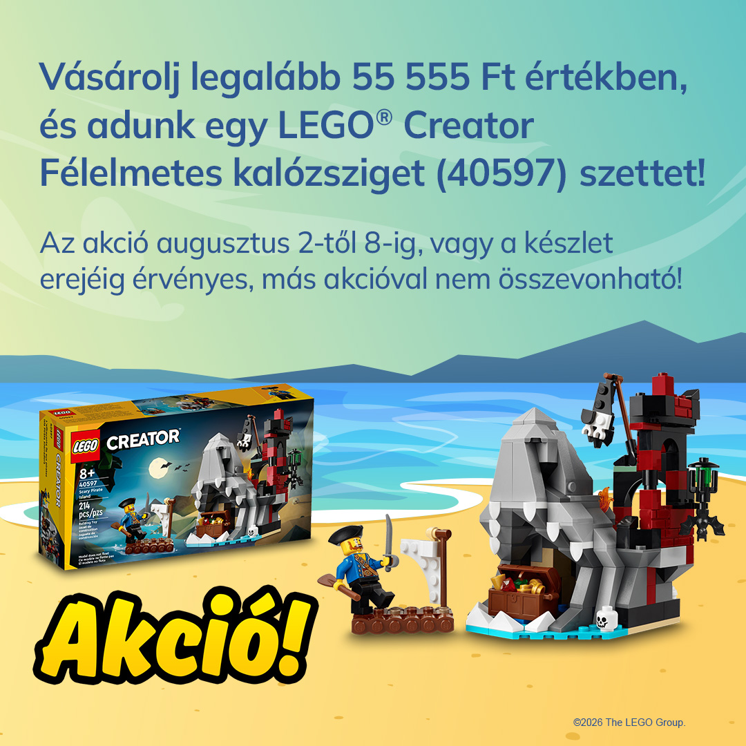 LEGO Creator - Félelmetes kalózsziget (40597) akció!