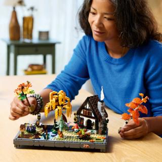 LEGO® Icons - Őszi kert házikóval (11372)