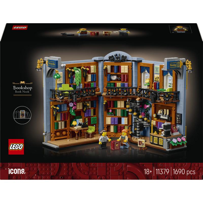 LEGO® Icons - Könyvkuckó: Könyvesbolt (11379)