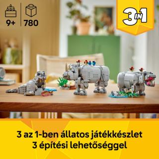 LEGO® Creator - Vadállatok: Fenséges orrszarvú madarakkal (31171)