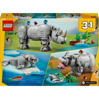 LEGO® Creator - Vadállatok: Fenséges orrszarvú madarakkal (31171)