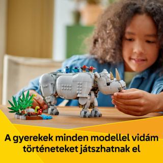 LEGO® Creator - Vadállatok: Fenséges orrszarvú madarakkal (31171)