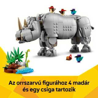 LEGO® Creator - Vadállatok: Fenséges orrszarvú madarakkal (31171)