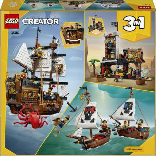 LEGO® Creator 3in1 - Ikonikus kalózhajó (31387)