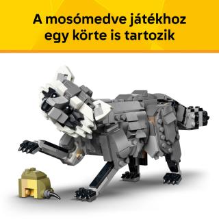 LEGO® Creator 3in1 - Erdei állatok: Szürke farkas (31393) 