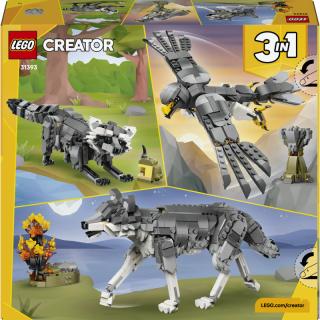 LEGO® Creator 3in1 - Erdei állatok: Szürke farkas (31393) 