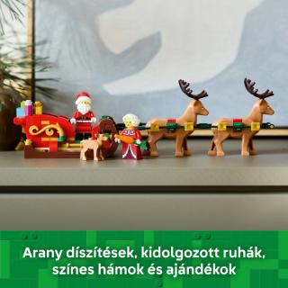 LEGO® Iconic - A Mikulás ünnepi szánkózós kalandjai (40866)