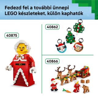 LEGO® Iconic - A Mikulás ünnepi szánkózós kalandjai (40866)