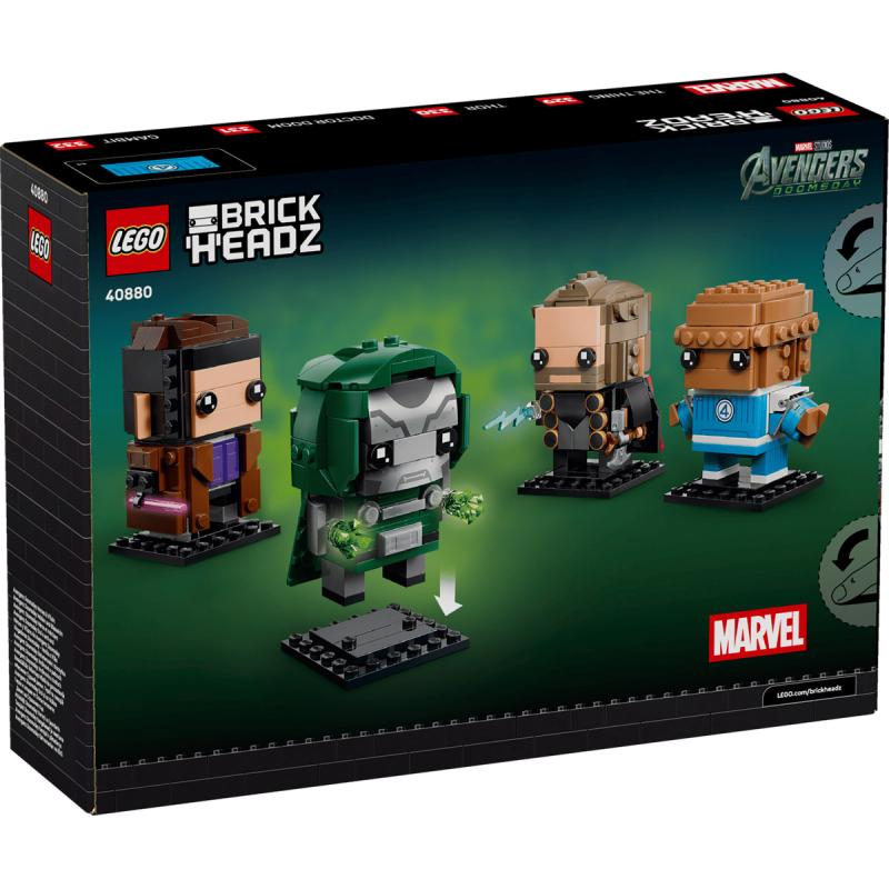 LEGO® Brickheadz - Bosszúállók: Doctor Doom ébredése Hősök és gonosztevők (40880)