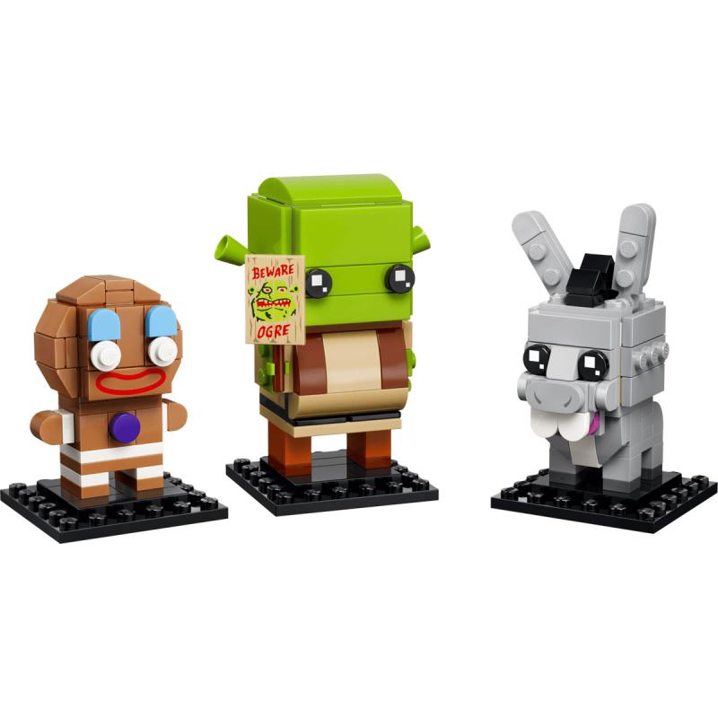 LEGO® Brickheadz - Shrek, Szamár és Mézi figurák (40923)