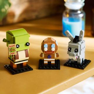 LEGO® Brickheadz - Shrek, Szamár és Mézi figurák (40923)