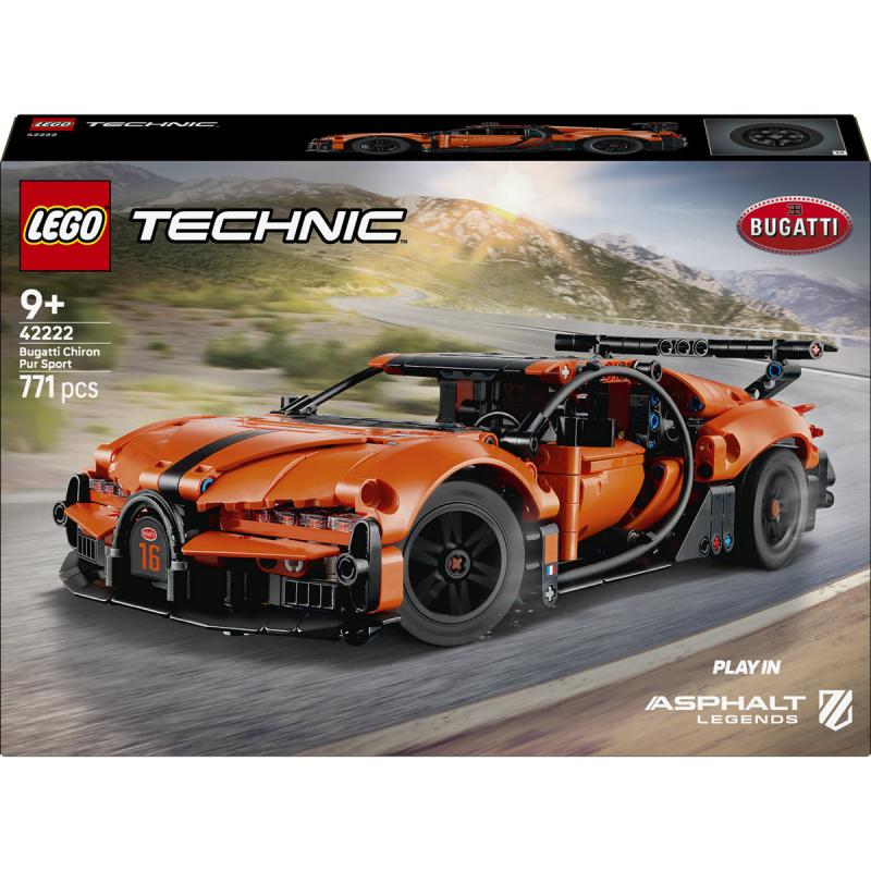 LEGO® Technic - Bugatti Chiron Pur Sport hiperautó (42222)