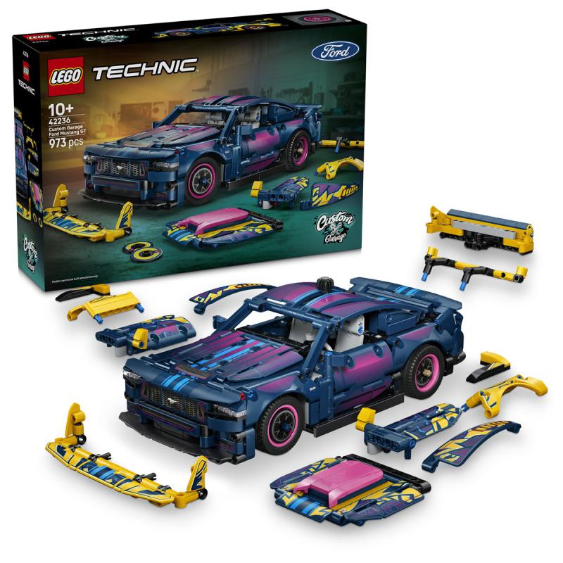 LEGO® Technic - Tuning műhely: Ford Mustang GT autó (42236) 