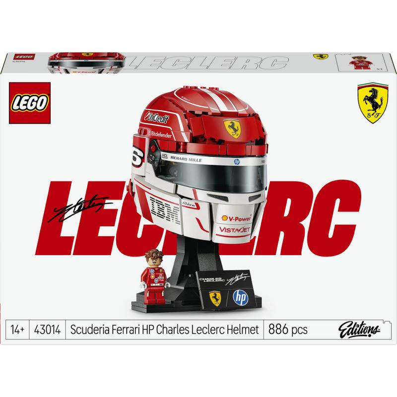 LEGO® Editions - Scuderia Ferrari HP Charles Leclerc sisakja (43014)