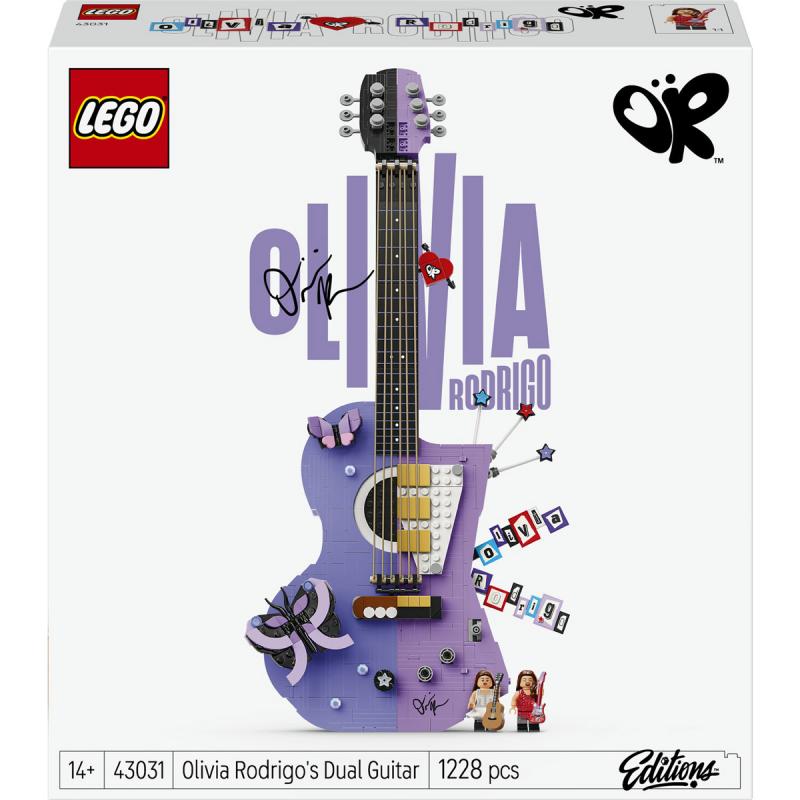 LEGO® Editions - Olivia Rodrigo kettős stílusú gitárja (43031)