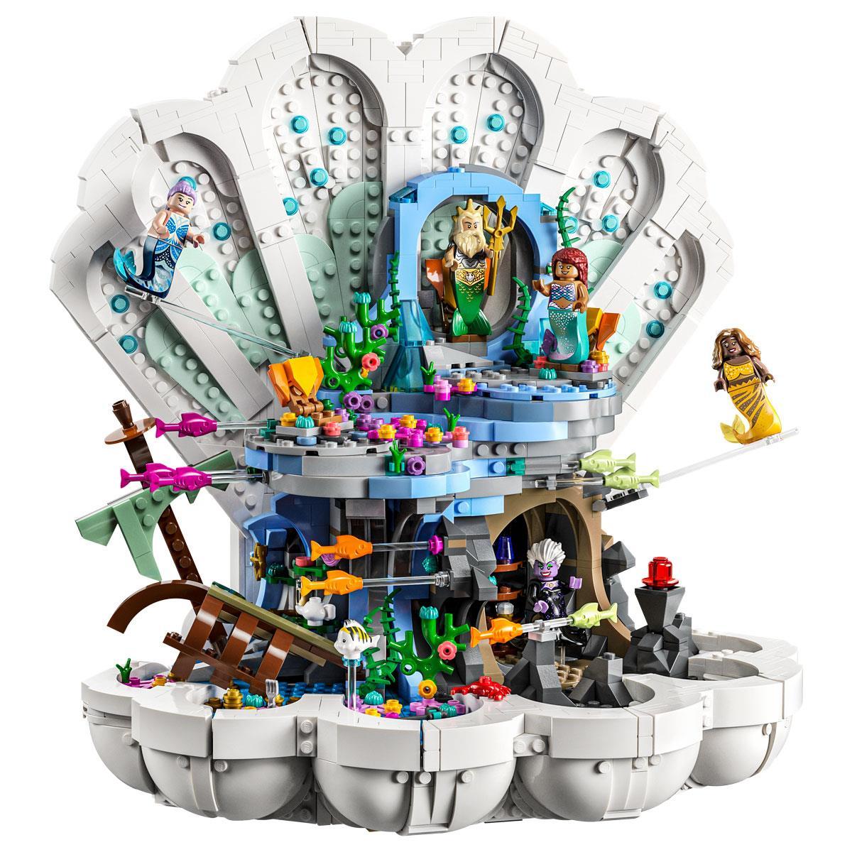 LEGO® Disney - A kis hableány királyi gyöngykagylója (43225)