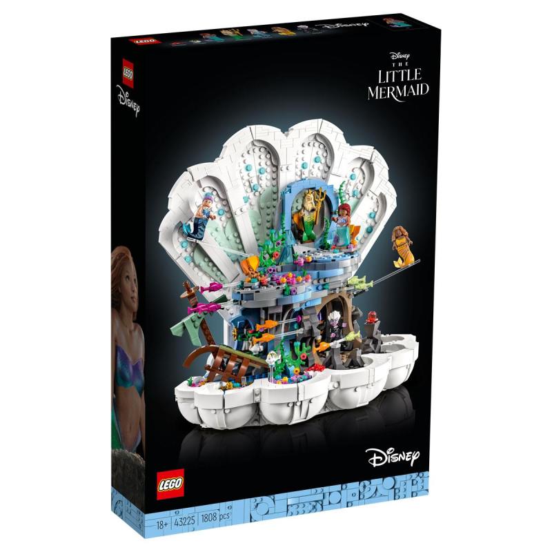 LEGO® Disney - A kis hableány királyi gyöngykagylója (43225)