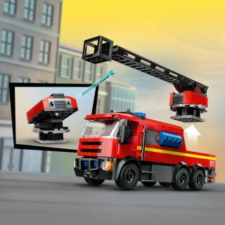 LEGO® City - Tűzoltóállomás és tűzoltóautó (60414) 