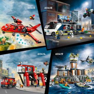 LEGO® City - Tűzoltóállomás és tűzoltóautó (60414) 