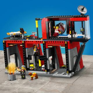 LEGO® City - Tűzoltóállomás és tűzoltóautó (60414) 