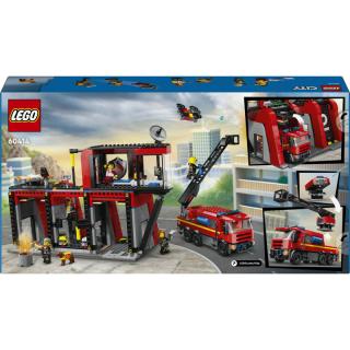 LEGO® City - Tűzoltóállomás és tűzoltóautó (60414) 