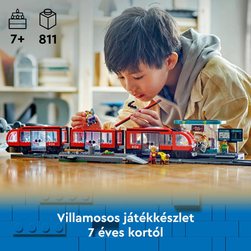 LEGO® City - Belvárosi villamos és megálló (60423) 