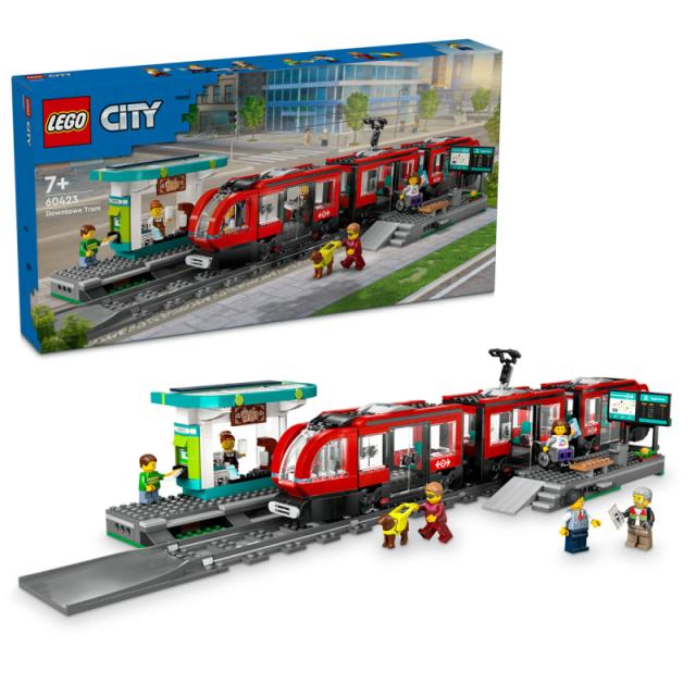 LEGO® City - Belvárosi villamos és megálló (60423)