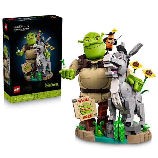 LEGO® Shrek, Szamár és Csizmás Kandúr (72423)
