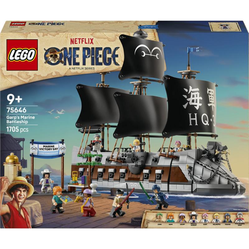 LEGO® One Piece - Garp tengeri csatahajója (75646)