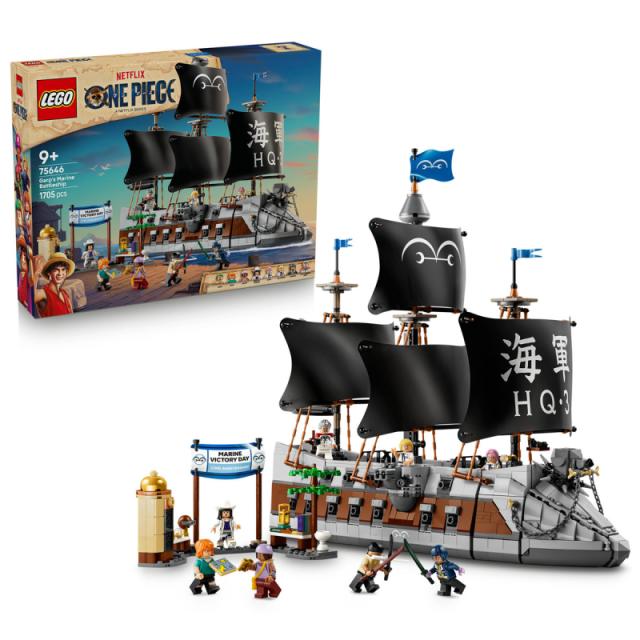 LEGO® One Piece - Garp tengeri csatahajója (75646)