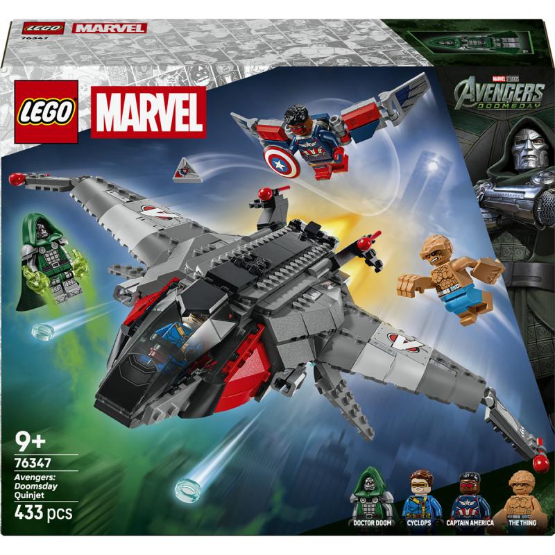 LEGO® Marvel - Bosszúállók: Doctor Doom ébredése Quinjet (76347)