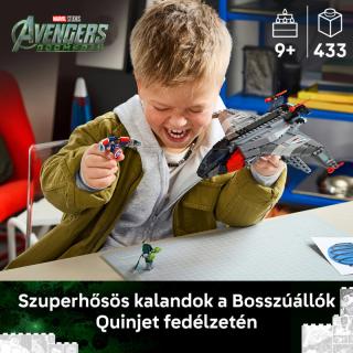 LEGO® Marvel - Bosszúállók: Doctor Doom ébredése Quinjet (76347)