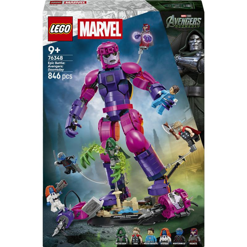 LEGO® Marvel - Hősies küzdelem: Bosszúállók: Doctor Doom ébredése (76348)